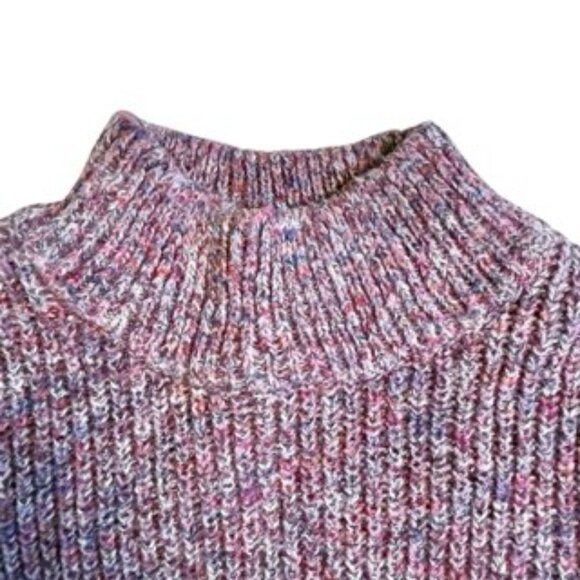 Pinque brand pink knit mock neck sweater. Size Small. - Picture 2 of 12